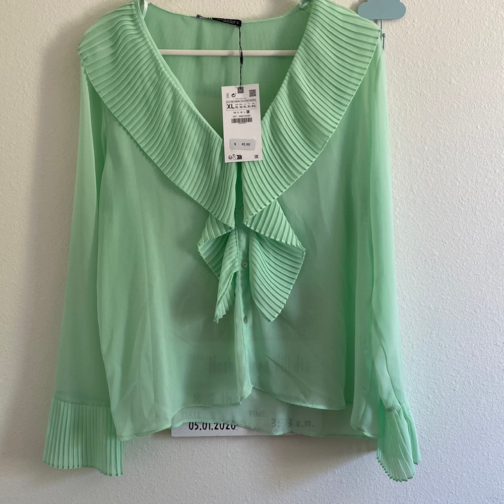COPY - Zara Ruffle Blouse
